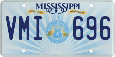 MS license plate VMI696
