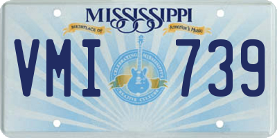 MS license plate VMI739