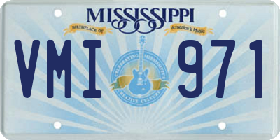 MS license plate VMI971