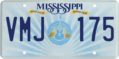 MS license plate VMJ175