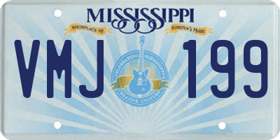 MS license plate VMJ199