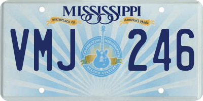 MS license plate VMJ246