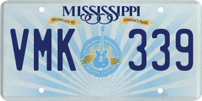 MS license plate VMK339