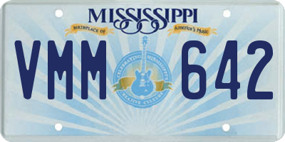 MS license plate VMM642