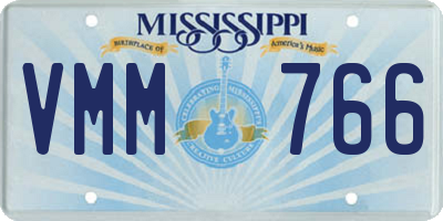 MS license plate VMM766