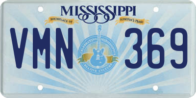 MS license plate VMN369