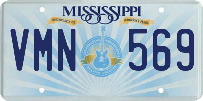 MS license plate VMN569