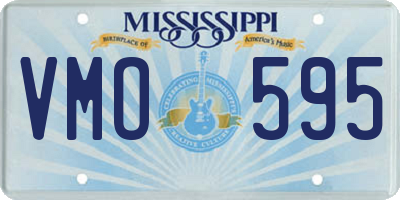 MS license plate VMO595