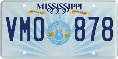 MS license plate VMO878