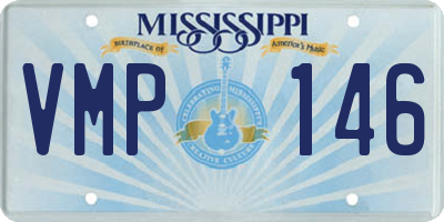 MS license plate VMP146