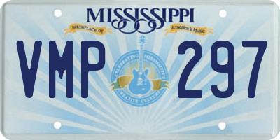 MS license plate VMP297