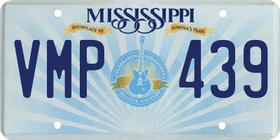 MS license plate VMP439