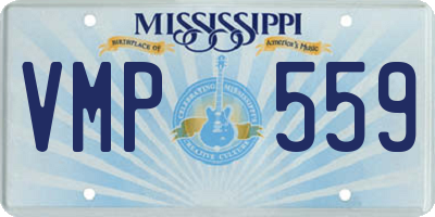MS license plate VMP559
