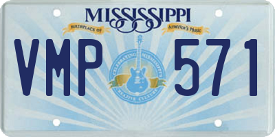 MS license plate VMP571