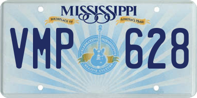 MS license plate VMP628