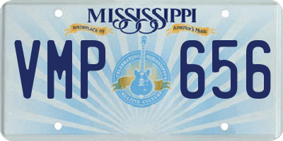 MS license plate VMP656