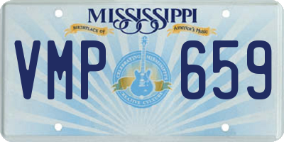 MS license plate VMP659