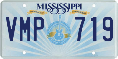 MS license plate VMP719