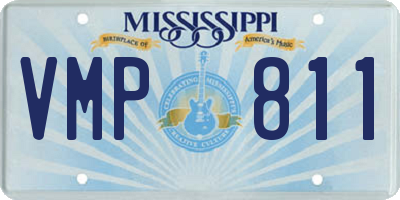 MS license plate VMP811