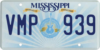 MS license plate VMP939