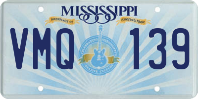MS license plate VMQ139