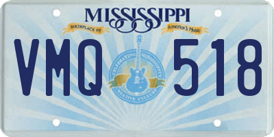 MS license plate VMQ518