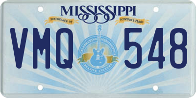 MS license plate VMQ548
