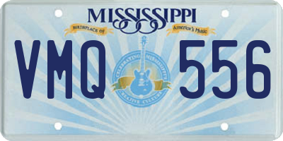 MS license plate VMQ556