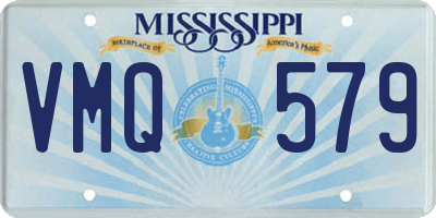 MS license plate VMQ579