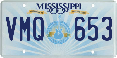 MS license plate VMQ653