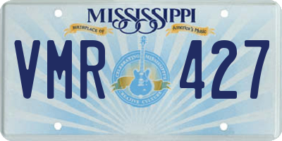 MS license plate VMR427