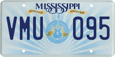 MS license plate VMU095