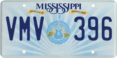 MS license plate VMV396