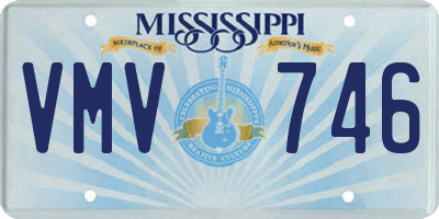MS license plate VMV746
