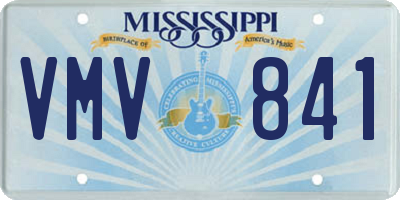 MS license plate VMV841