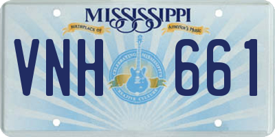 MS license plate VNH661