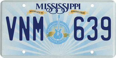 MS license plate VNM639