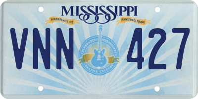 MS license plate VNN427