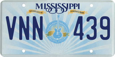 MS license plate VNN439