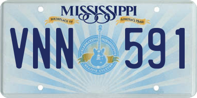MS license plate VNN591