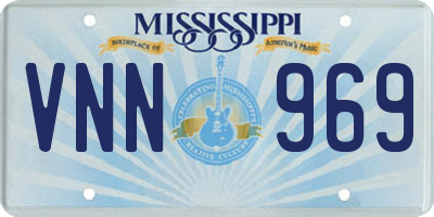 MS license plate VNN969