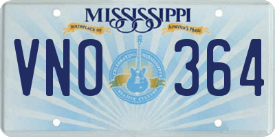 MS license plate VNO364