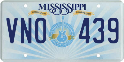 MS license plate VNO439