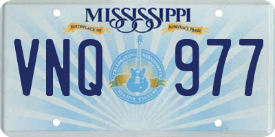 MS license plate VNQ977