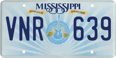 MS license plate VNR639