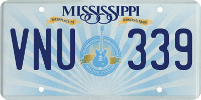 MS license plate VNU339