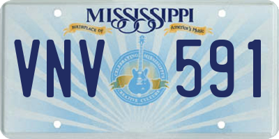 MS license plate VNV591