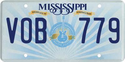 MS license plate VOB779