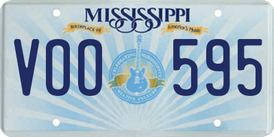 MS license plate VOO595