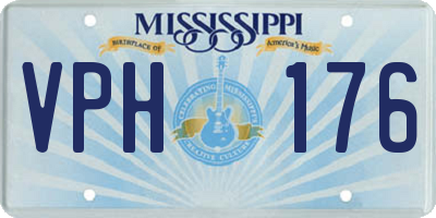 MS license plate VPH176